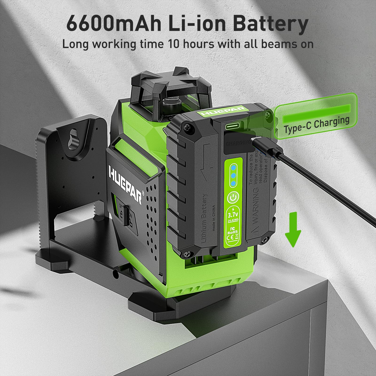 Huepar pulse mode extends outdoor range with detector support.