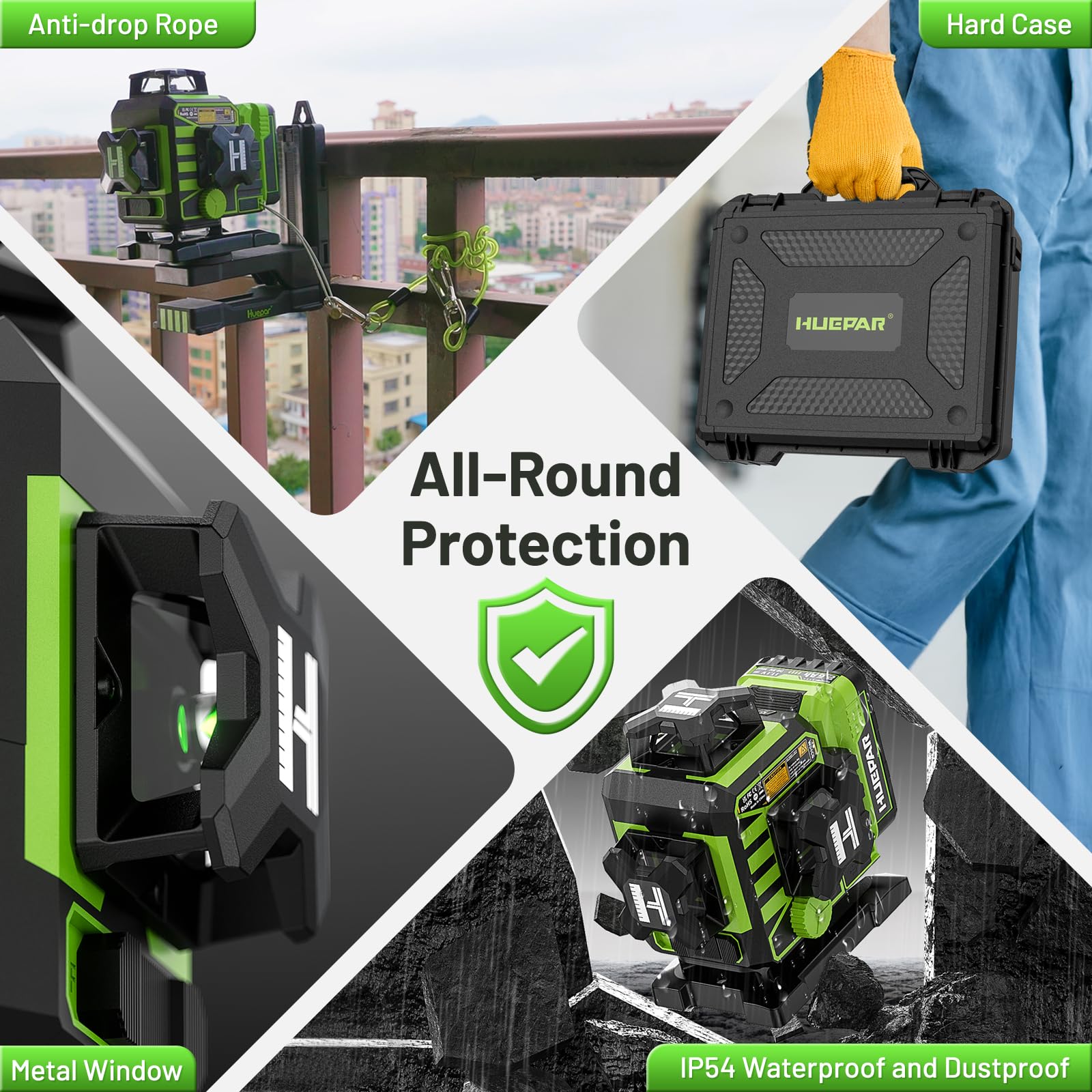 Huepar W04CG Bluetooth app enables remote laser control