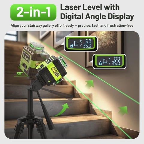 Huepar Y03CG outdoor brightness with pulse mode for daylight visibility