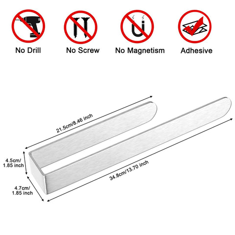 HUFEEOH 14-inch towel bar offers ample space for larger towels.