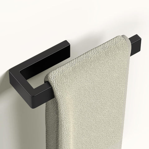 HUFEEOH stainless steel towel rack, scratch and rust resistant.