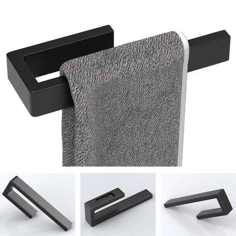 HUFEEOH U-shaped towel hanger for easy access.