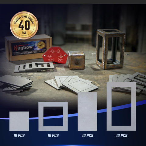 Hugbow beginner-friendly welding kit in action for easy practice
