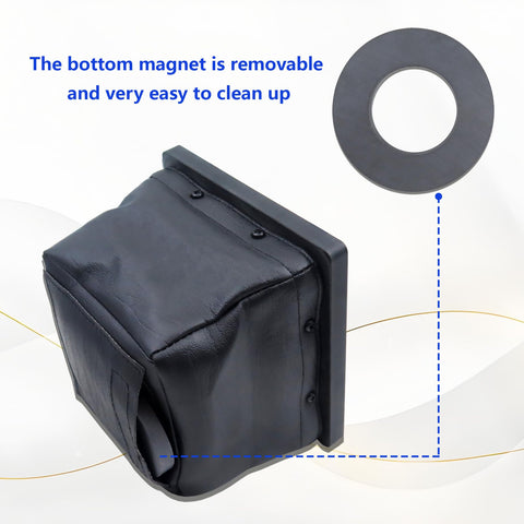 HUHIJIN magnetic drill catcher secures shavings with bottom magnet.