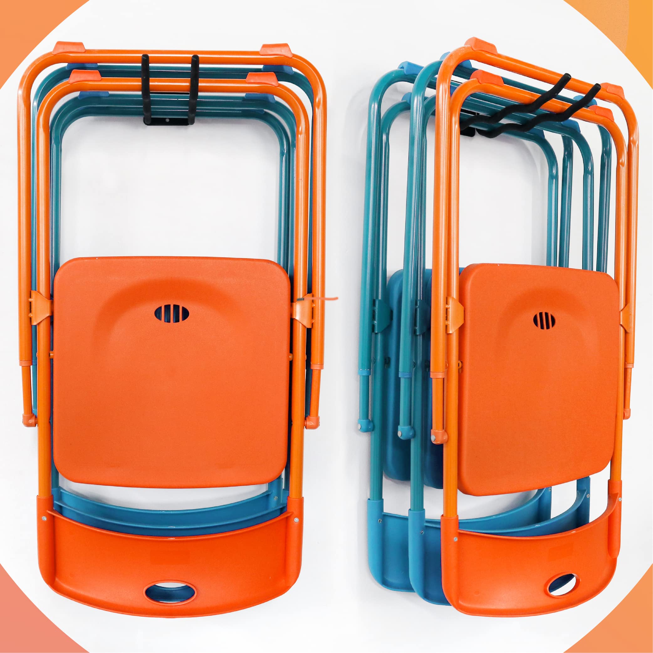 HUHOLE compact garage storage maximizes wall space for tools.
