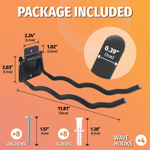 HUHOLE ladder and tools storage keeps floors clear and accessible.