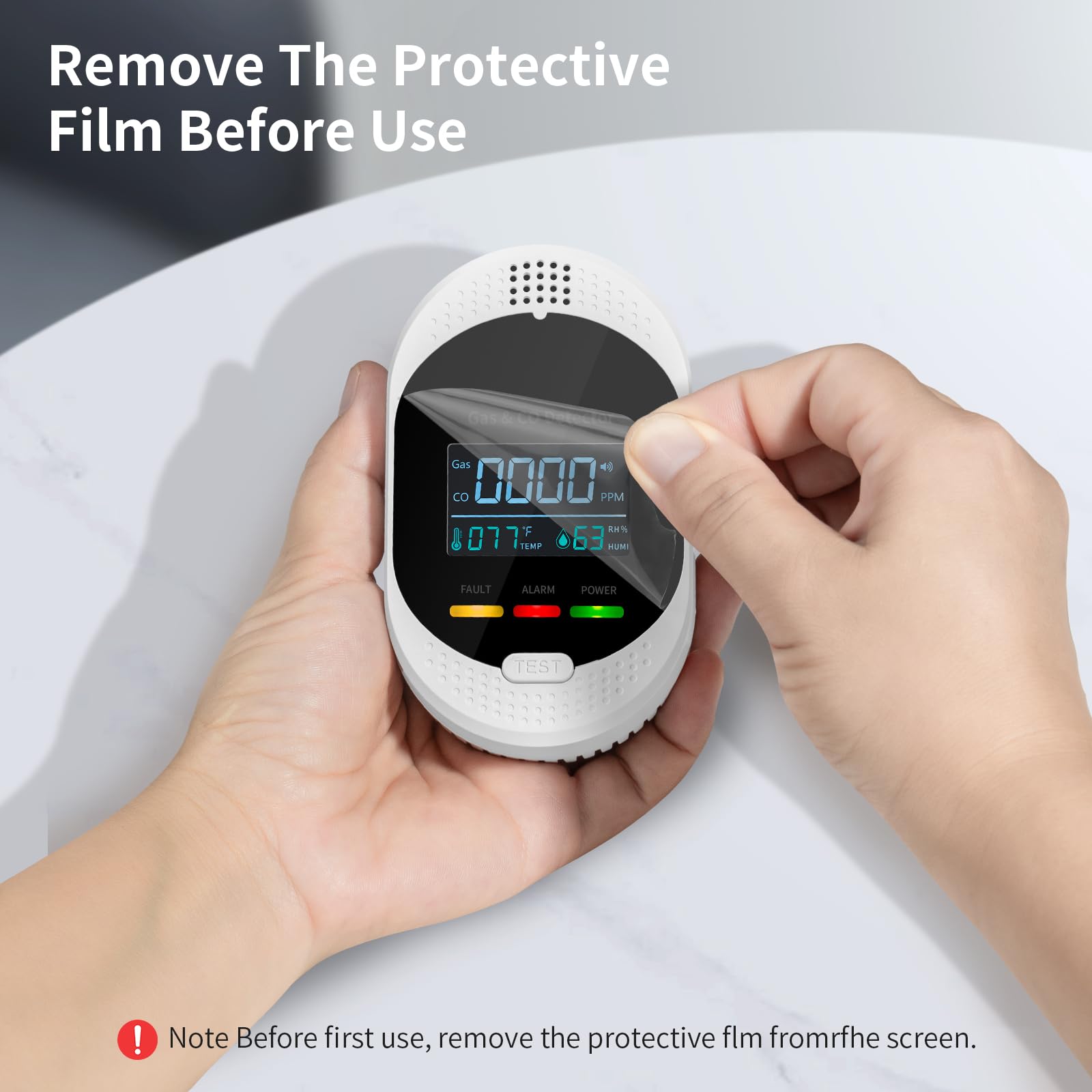 HuiDeonne real-time monitoring of CO, gas, temperature, humidity