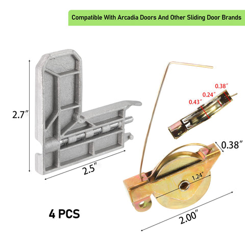 HUIKANGSHENG door corner inserts ensure stable connection for Arcadia-compatible doors.