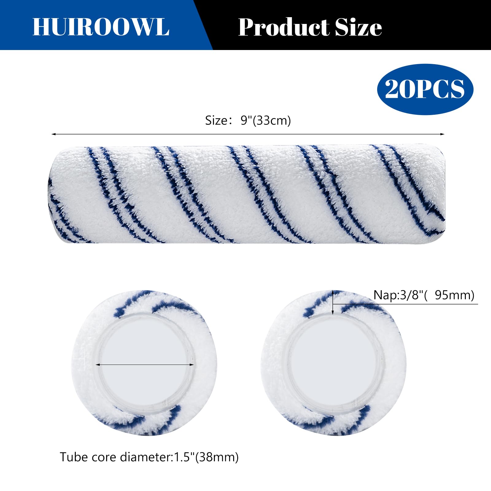 HUIROOWL 20-pack package suitable for multiple rooms and projects