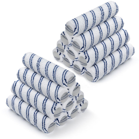 HUIROOWL 9-inch microfiber roller cover with 3/8 nap for smooth walls