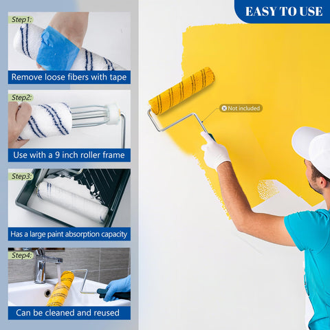 Sturdy HUIROOWL roller core designed to resist bending on rough surfaces