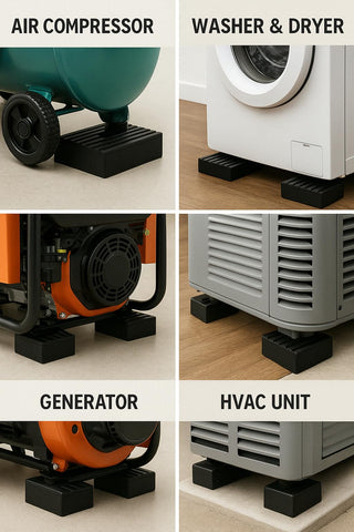 Huivlei pad set includes tools for quick, tool-free setup.