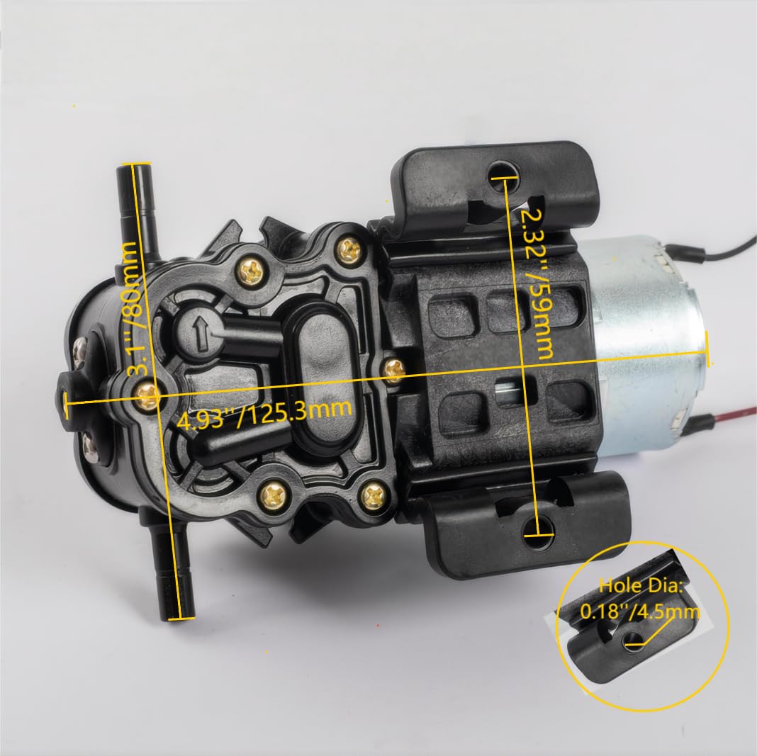 Rubber mount on HuiYu GMB-D-23130 reducing vibration during use