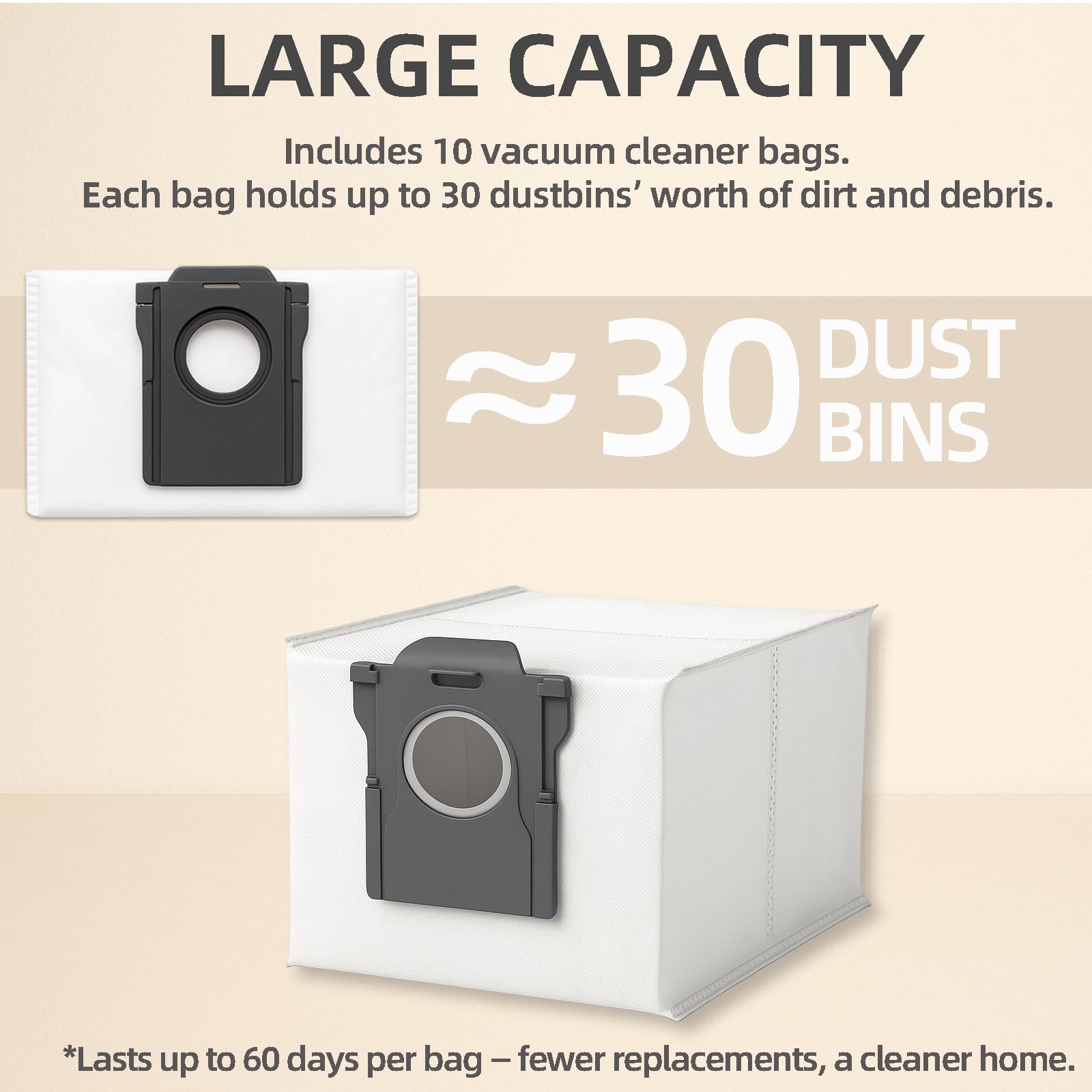 Huizhen 4-layer dust bag delivers durable filtration and steady airflow.