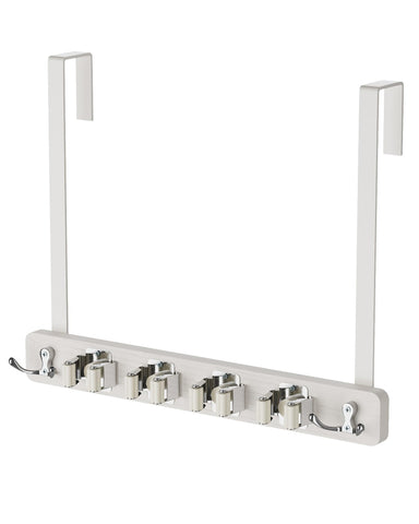 HULISEN door mounted organizer fits laundry, kitchen, and garage spaces.