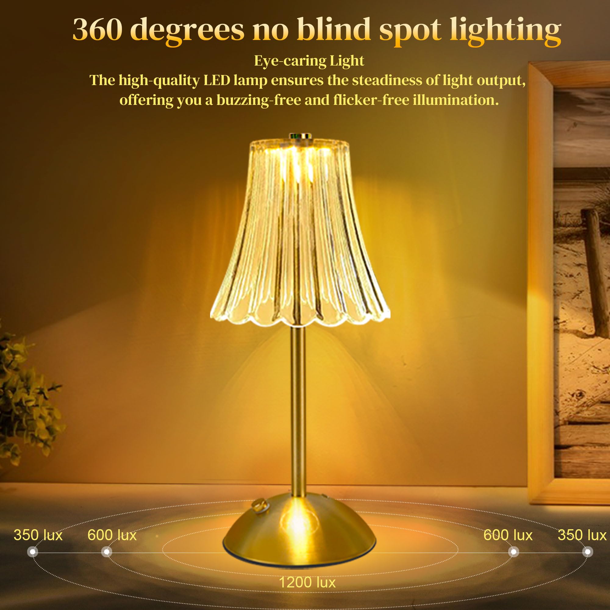 HULKNPE gift-ready bedside lamp suitable for gifting.