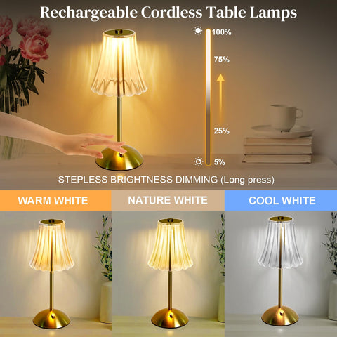 HULKNPEE acrylic flower shade adds decorative charm and soft glow
