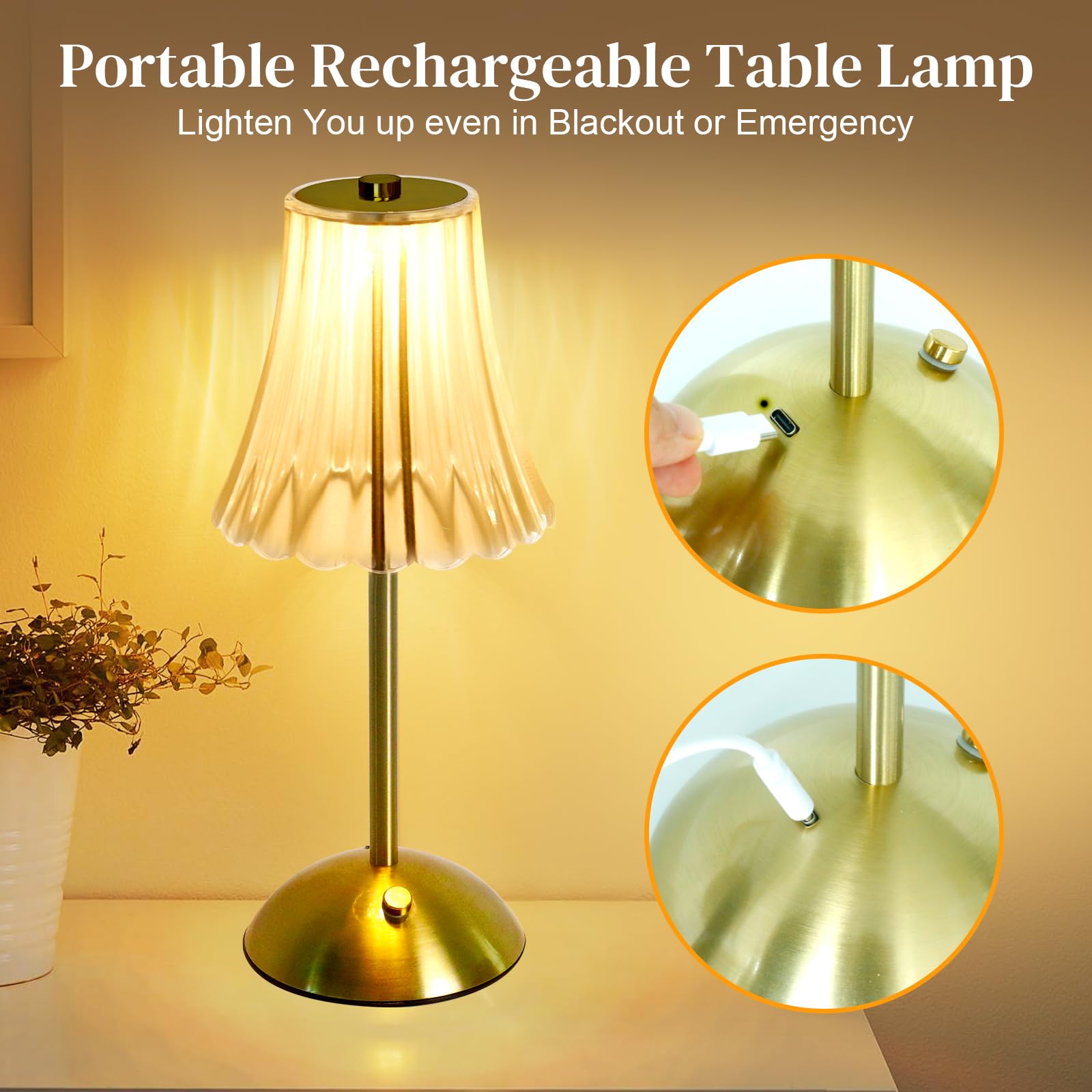 HULKNPEE portable kitchen lamp for flexible task lighting