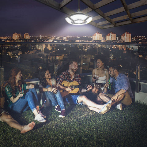 HULPPRE portable solar light suits BBQs, camping, and night gatherings
