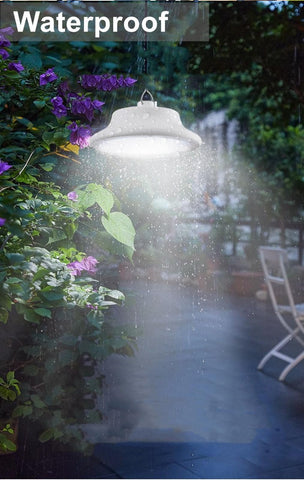 HULPPRE solar indoor-outdoor light kit for patio, shed, or garden.
