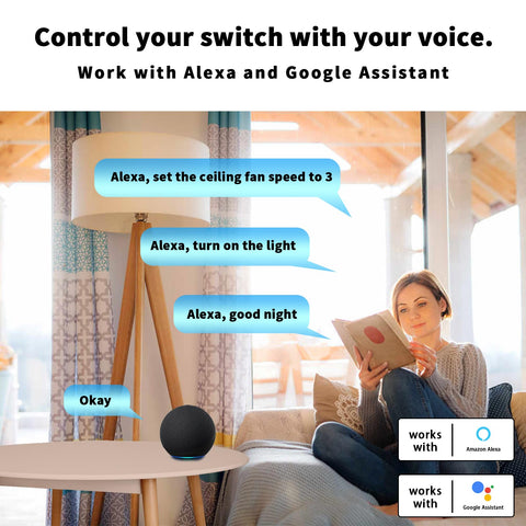 Humpptom three speed fan control offers gentle, medium, and high options