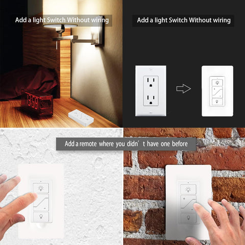 Humpptom Wireless Light Switch Alexa compatibility for voice lighting control
