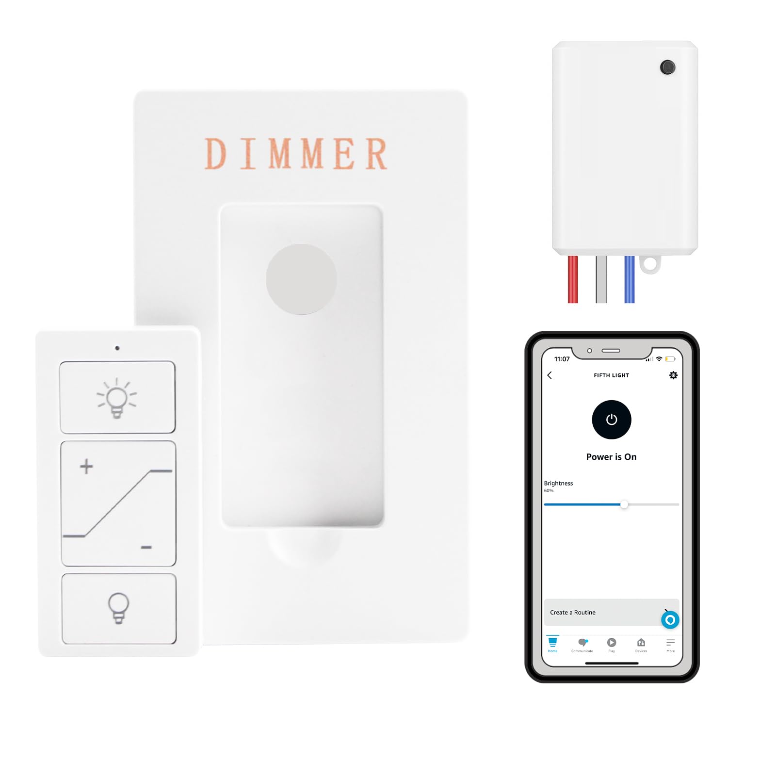 Humpptom Wireless Light Switch remote control enabling flexible lighting control