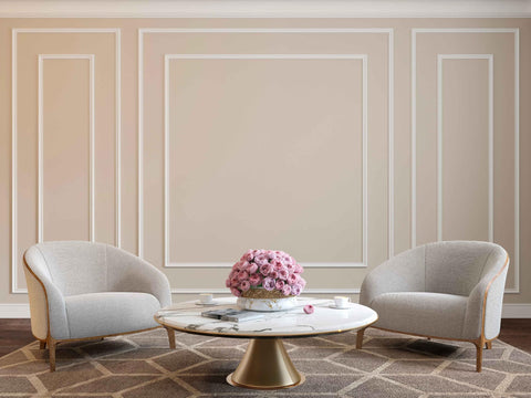 Hungbak versatile trim for walls, doors, mirrors, and more.