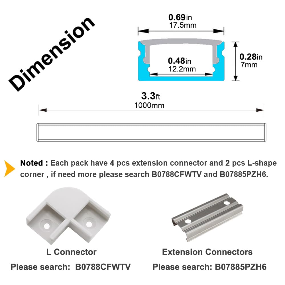 Hunhun extension connectors for seamless longer runs