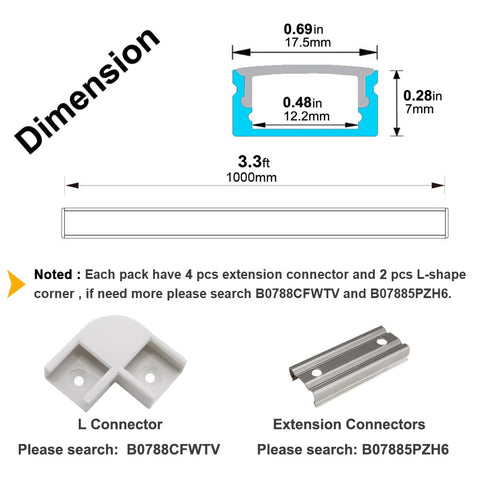 Hunhun extension connectors for seamless longer runs