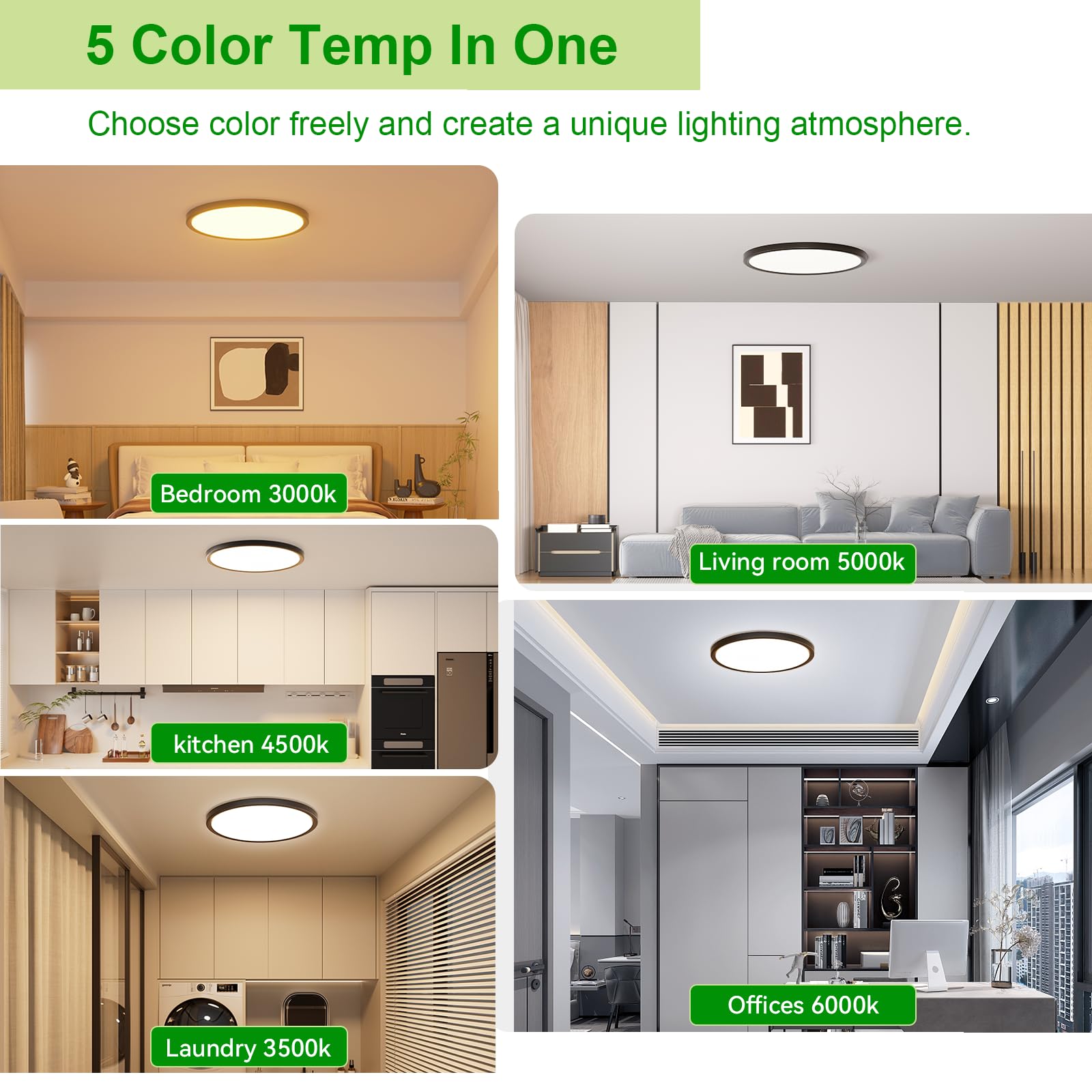 Slim 0.87-inch profile highlights modern design in any room