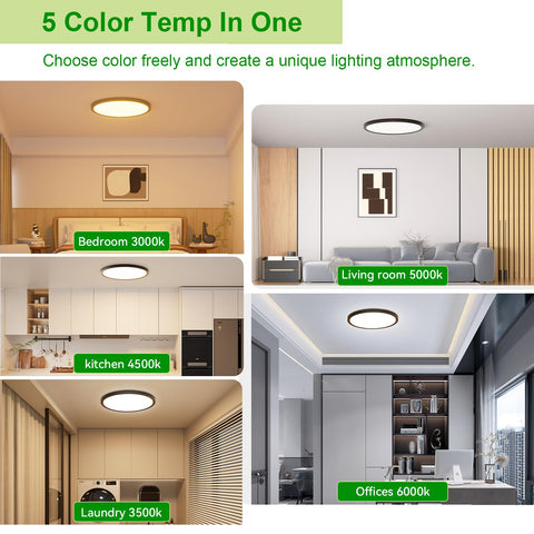 Slim 0.87-inch profile highlights modern design in any room