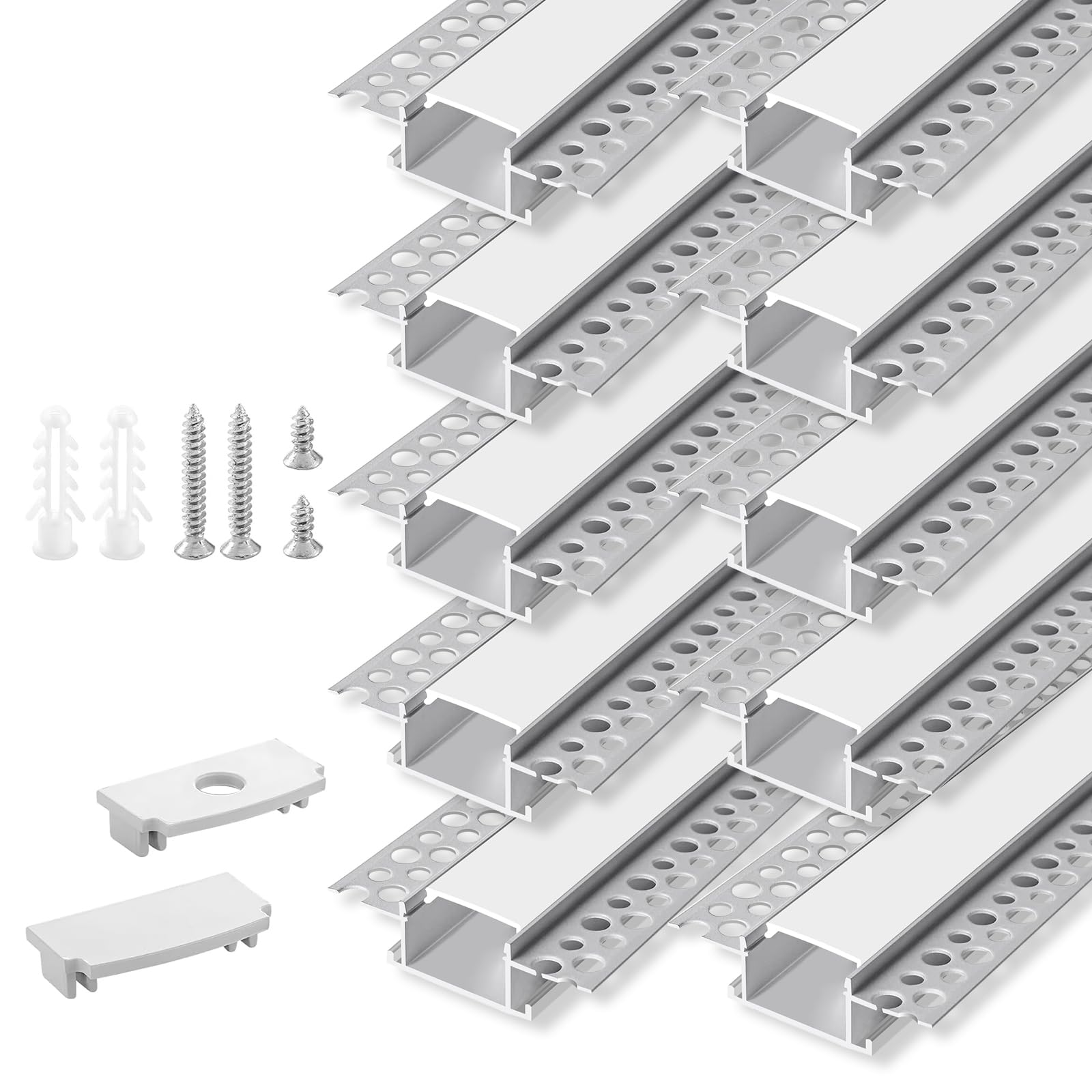 HunHun LED channel with clip-in diffuser for even, soft lighting.