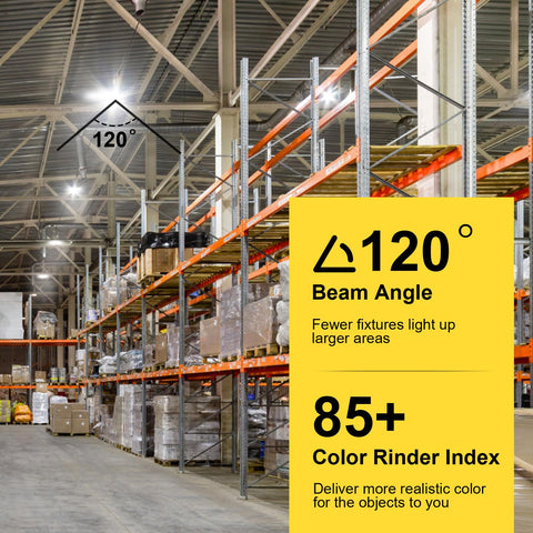 hunhun 155W UFO high bay light ceiling hook installation for easy mounting