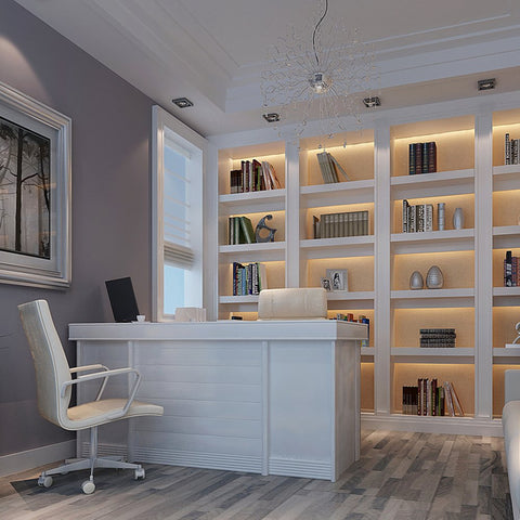 Hunhun under-cabinet lighting application showcases diffused illumination and enhanced ambiance.