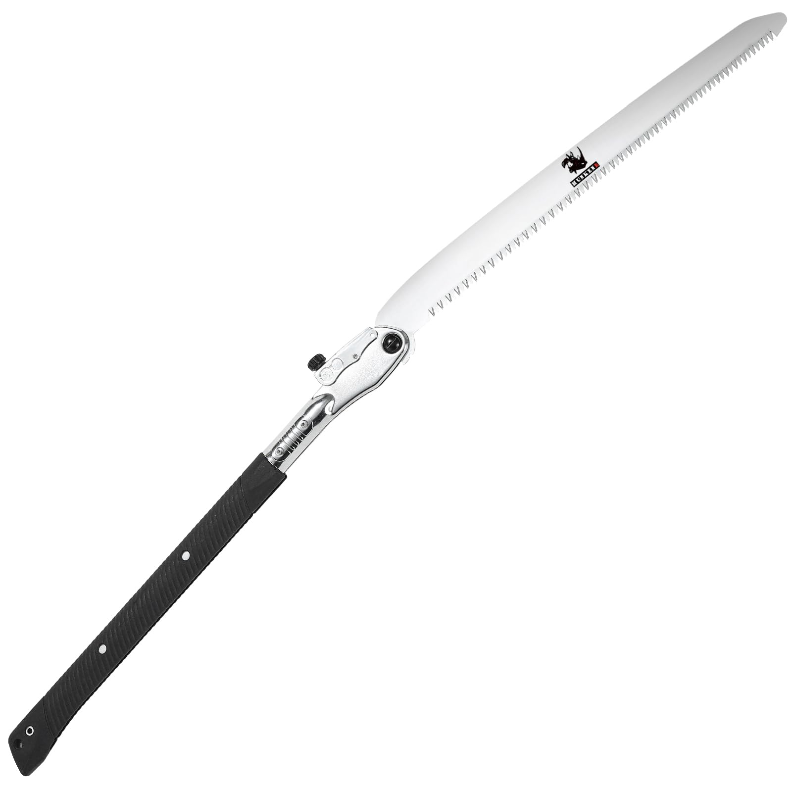 HUNKENR hand saw with extendable handle for extended reach and steady pruning