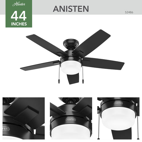 Dimmed lighting from the Anisten creates a warm ambiance.