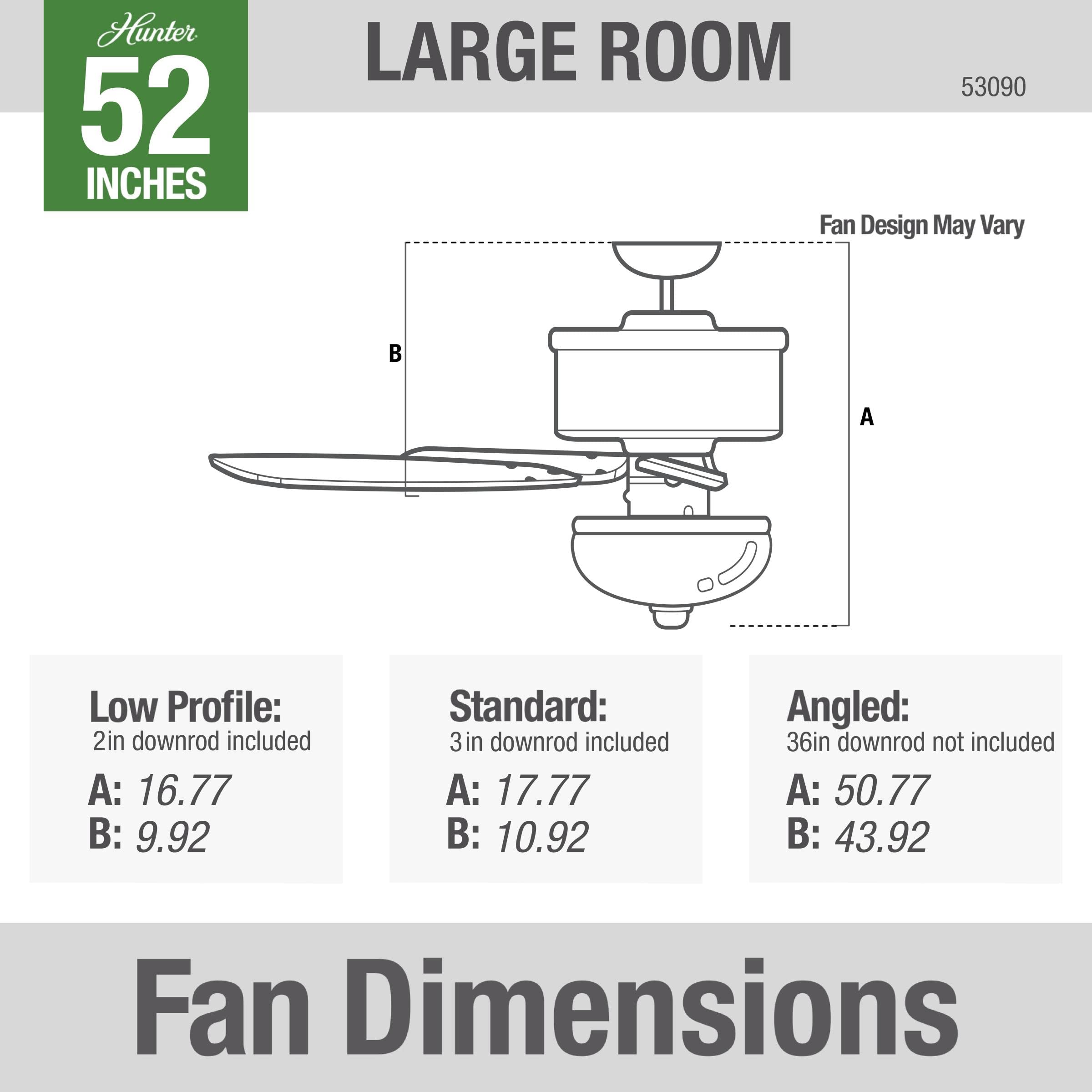 Two-position mounting supports standard or angled ceilings for flexible installation.