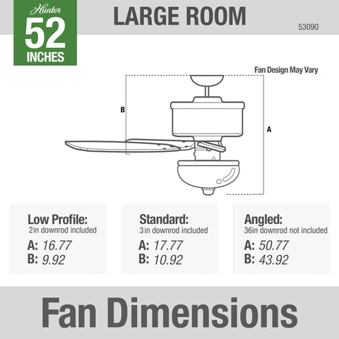 Two-position mounting supports standard or angled ceilings for flexible installation.