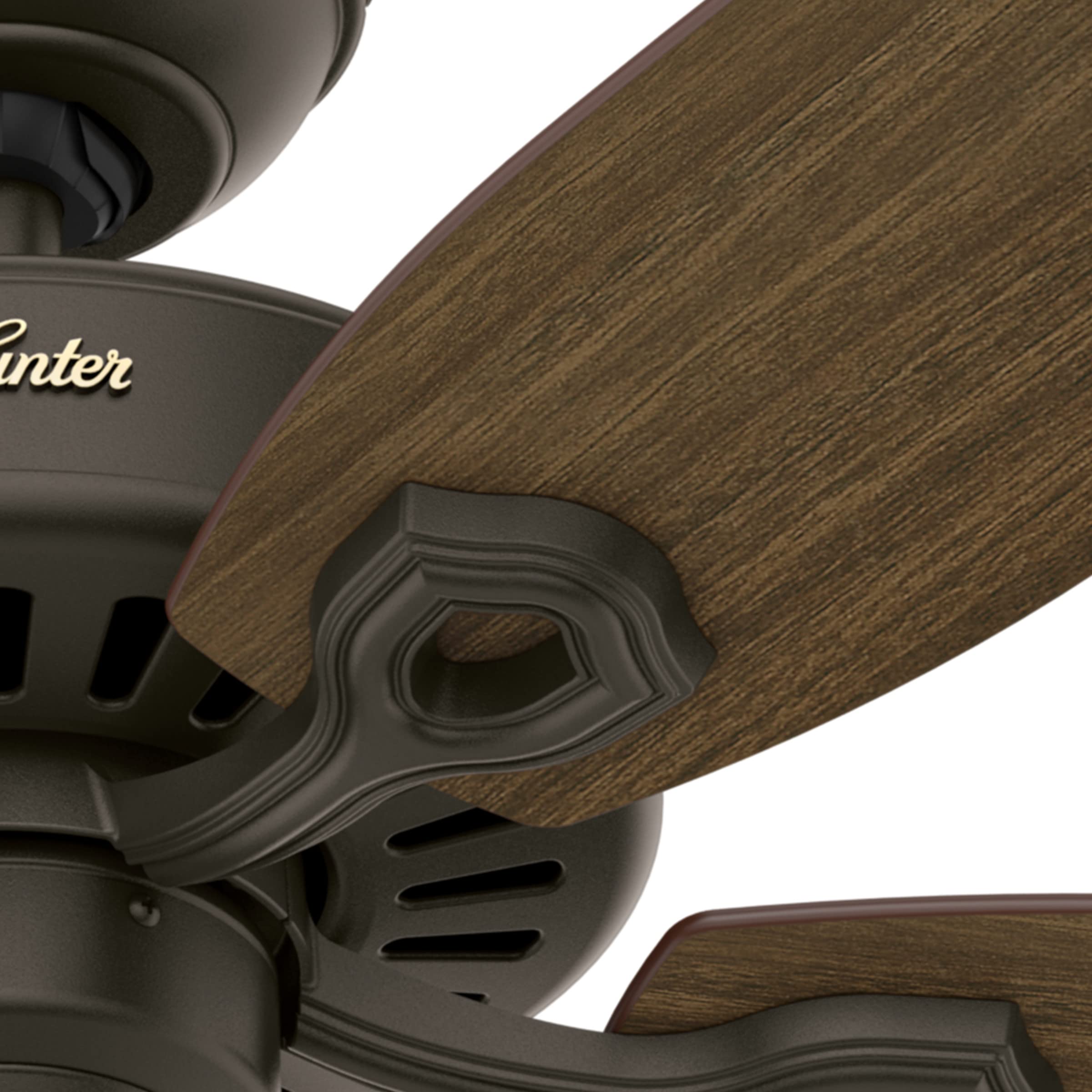 Hunter Builder Elite 52-inch bronze fan reversible rotation for seasons.