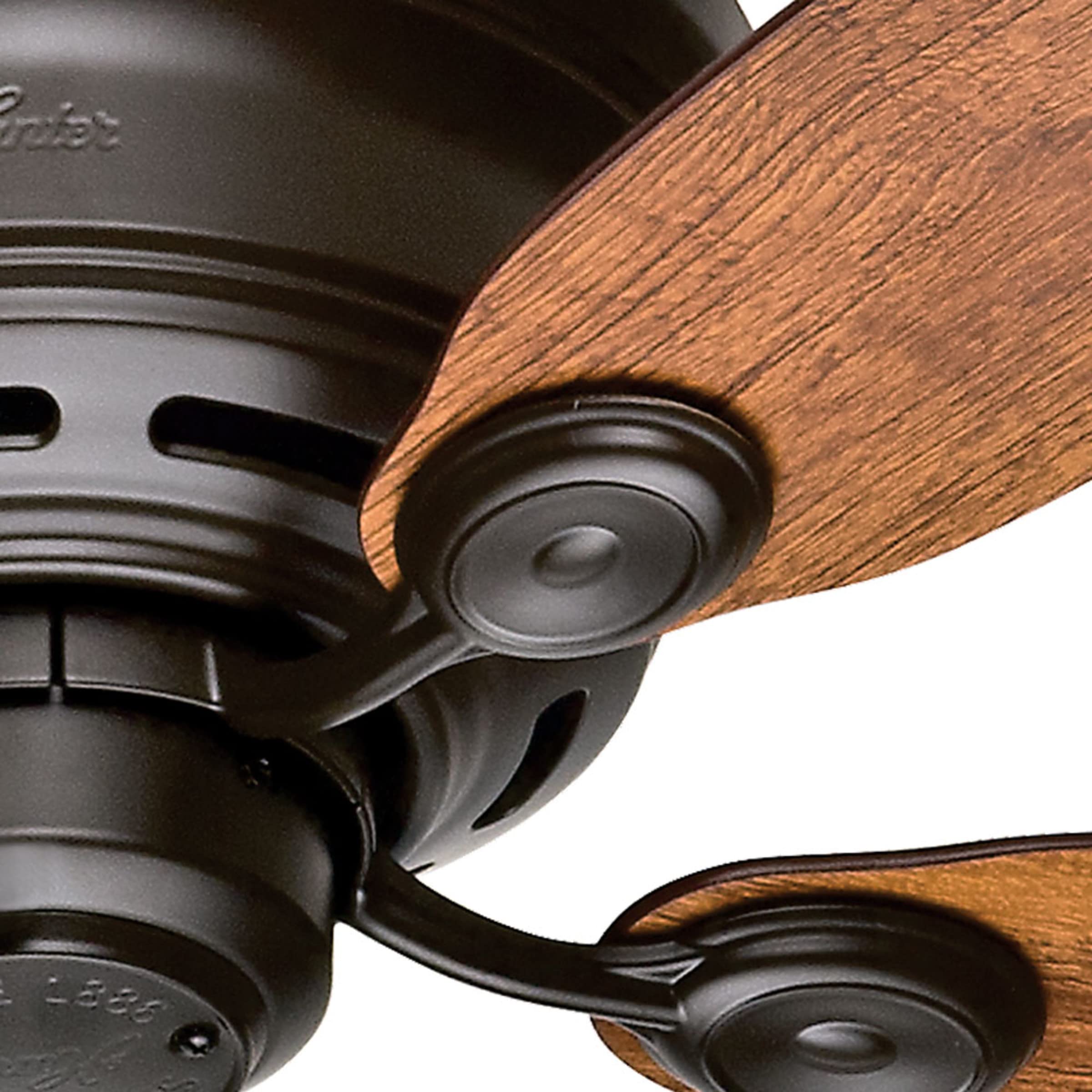 Hunter indoor-use fan suitable for bedrooms and kitchens.