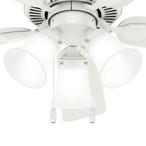 Reversible airflow on Hunter Swanson fan for seasonal comfort