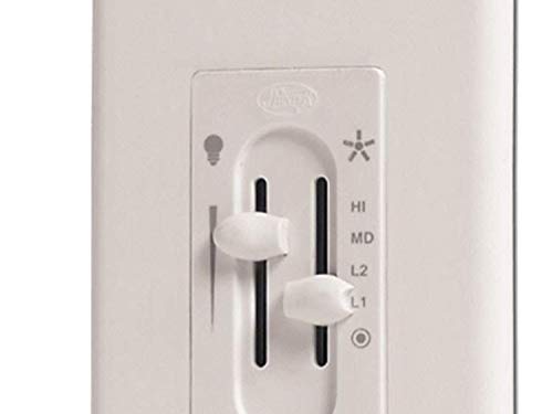 Hunter three-speed fan control delivers customizable airflow and dimming at a glance