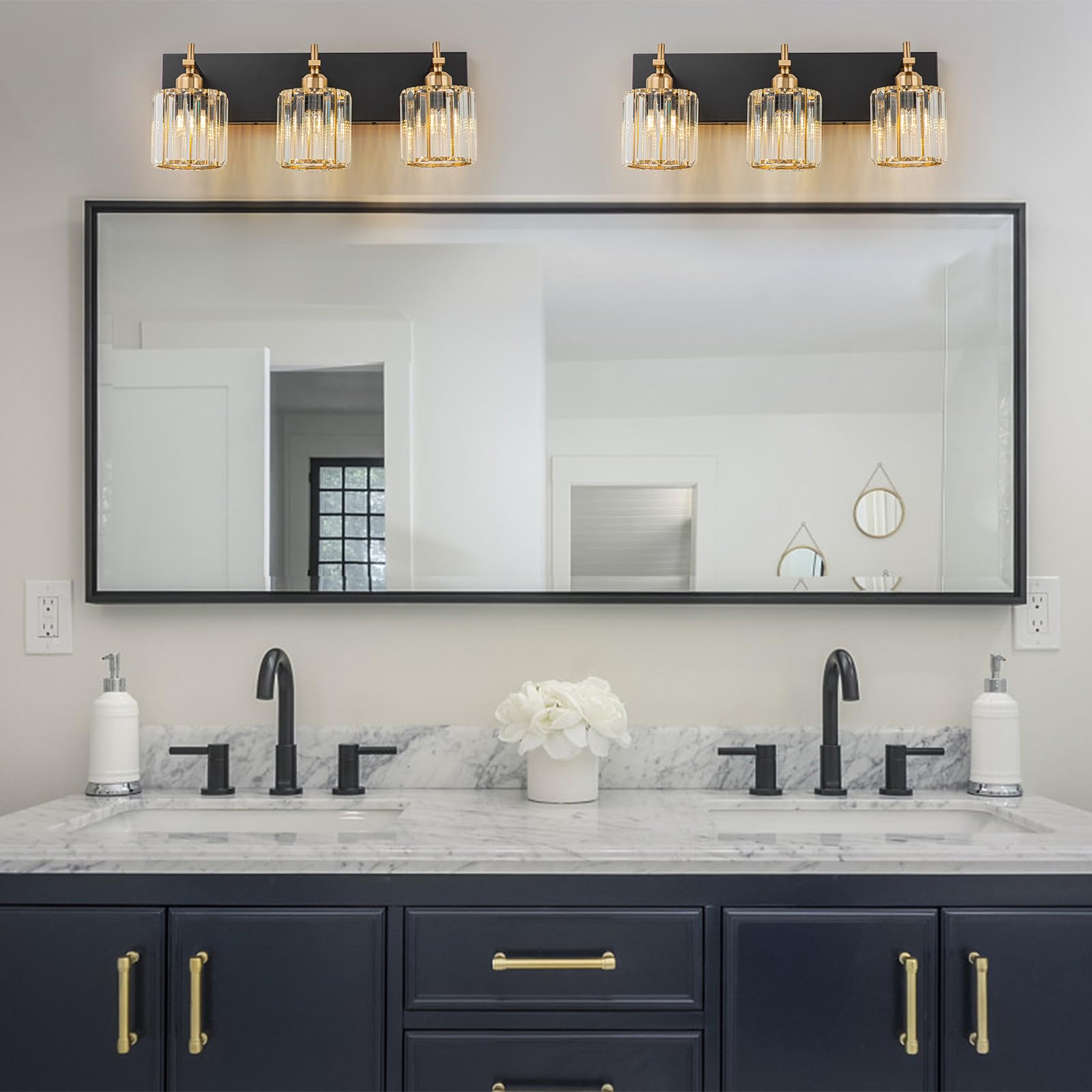 Ideal bathroom vanity lighting over mirrors or hallways for luxury.