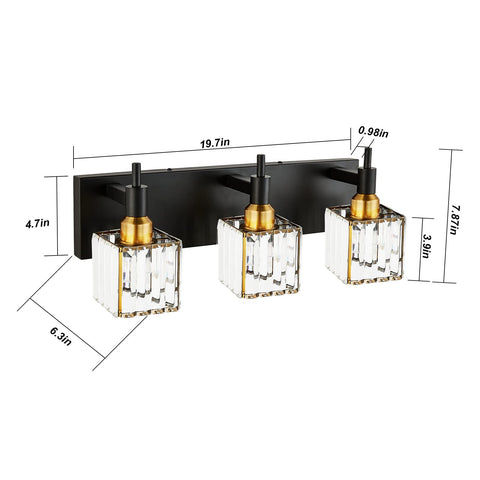 HUOKU vanity light offers versatile up and down mounting