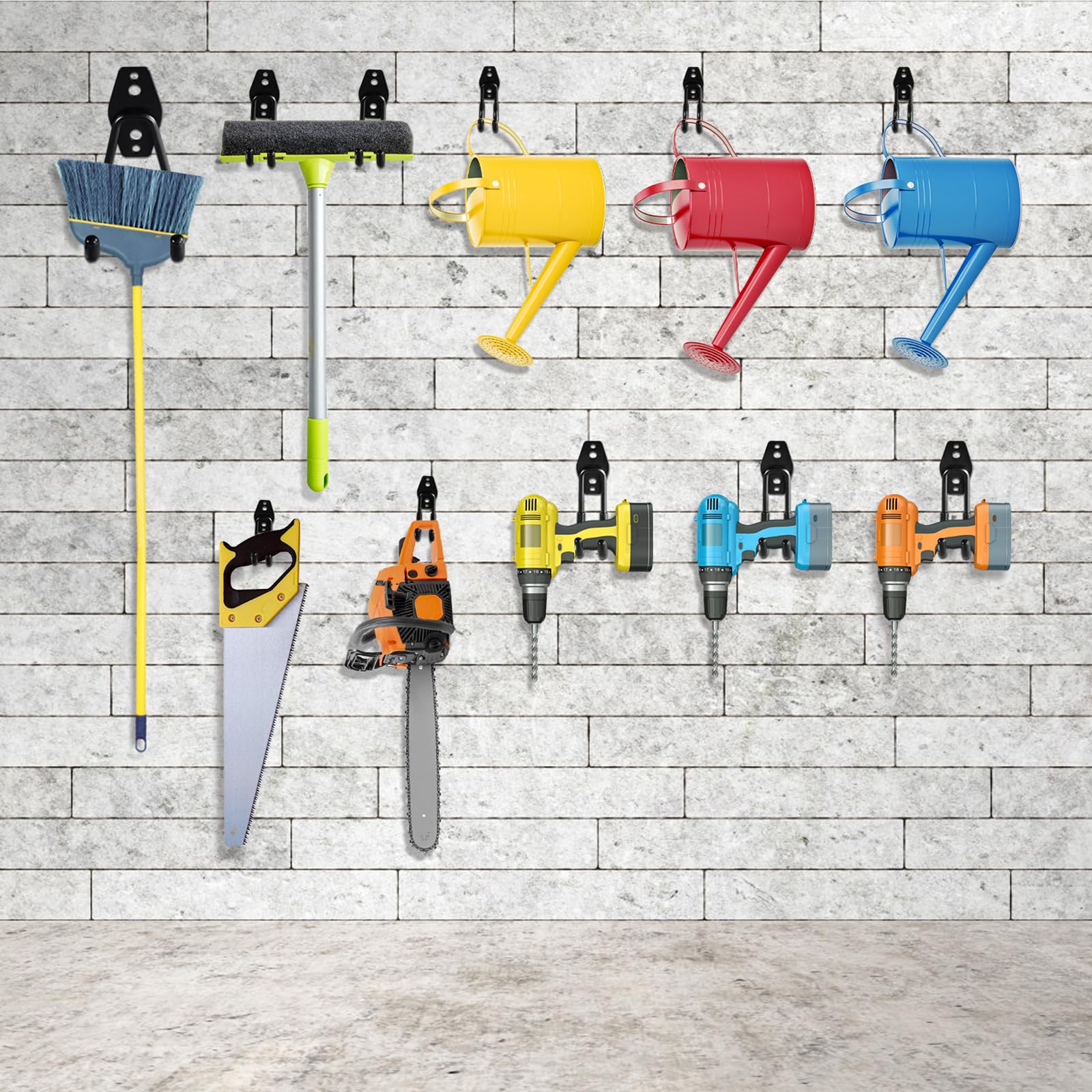 HUPBIPY 5.1-inch U-shaped hook design keeps items accessible