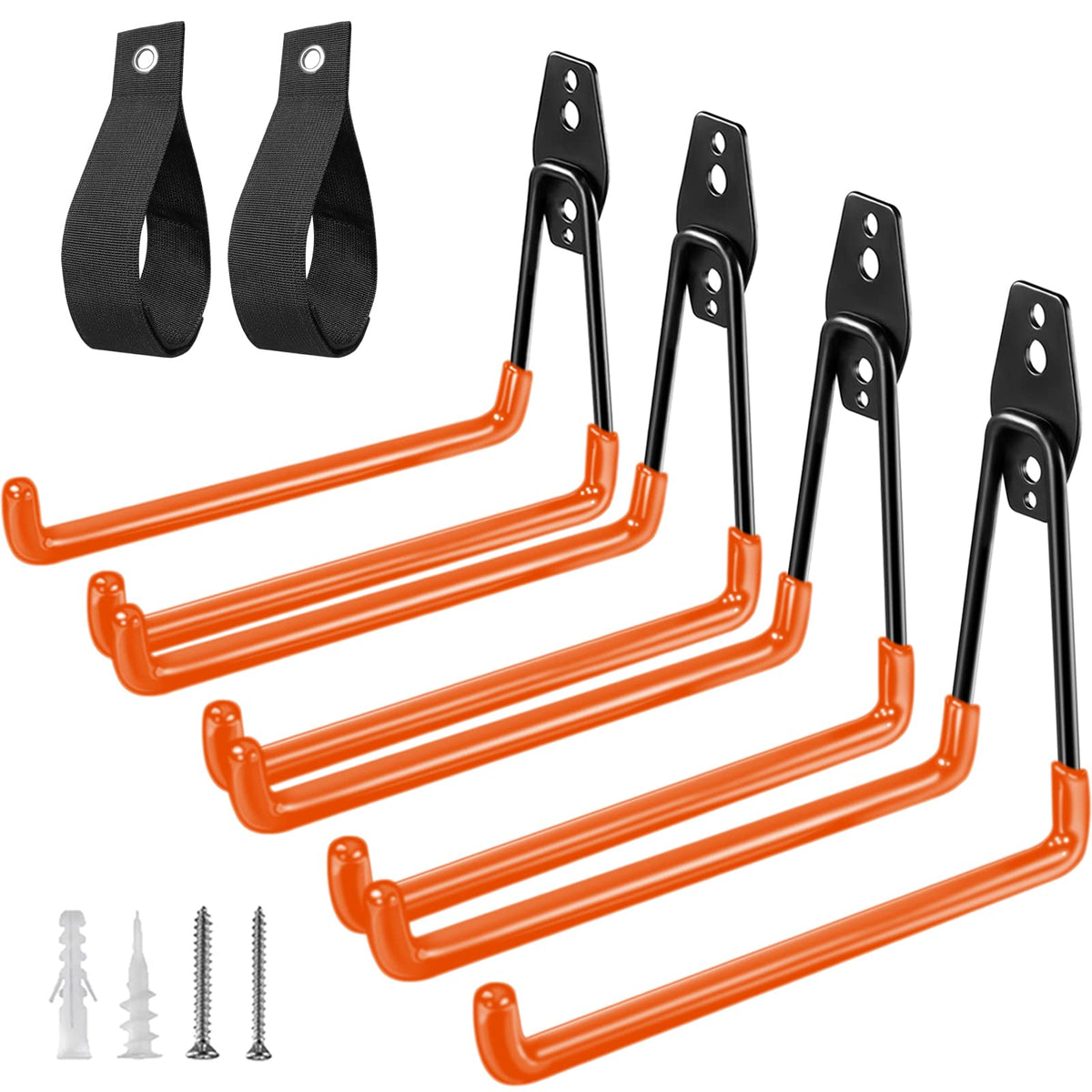 HUPBIPY 7.7-inch garage hook bar for secure tool hanging