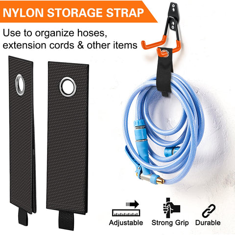 HUPBIPY nylon storage straps with grommets for durable organization
