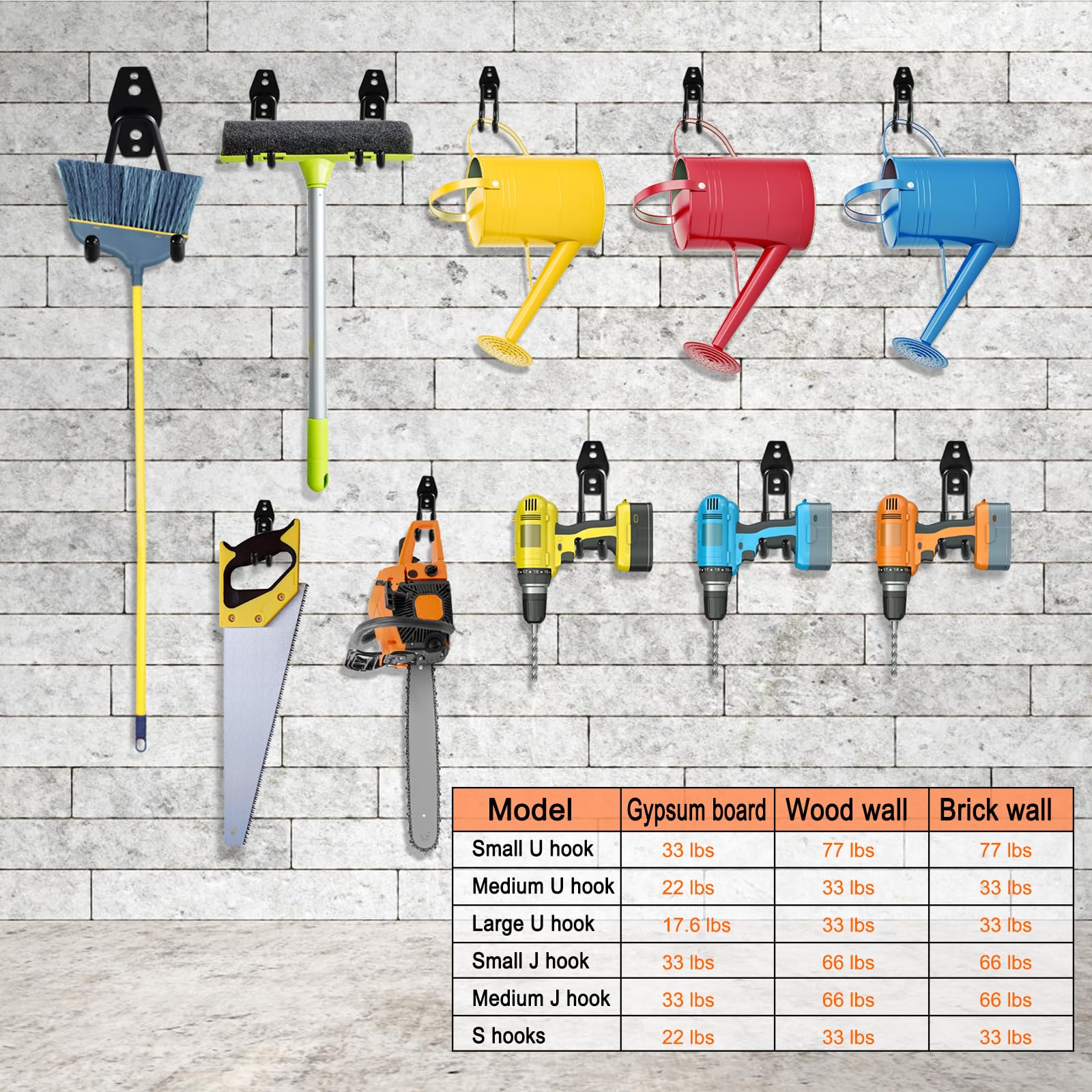 HUPBIPY organized garage for.tools bikes and bulk items