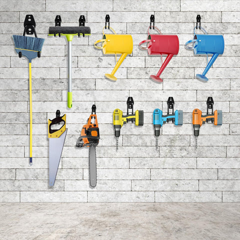 HUPBIPY space-saving garage hook in use for clutter-free area.